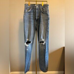 Agolde AGOLDE 90’s Pinch Waist High Rise Straight Leg Jeans – Size 25